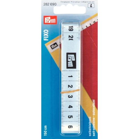 Metro per sarti FIXO autoadesivo con scala in cm - 282690 Prym
