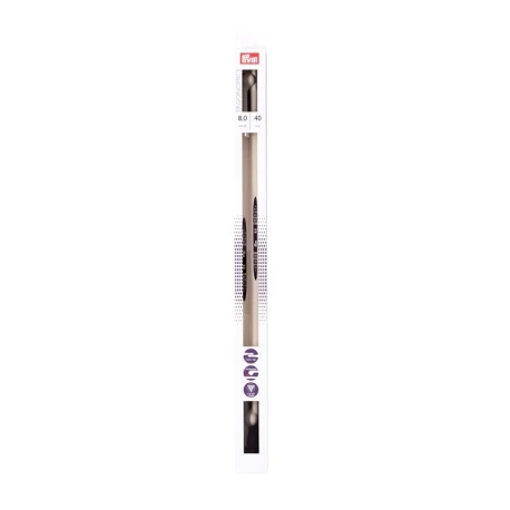 Ferri maglia 8,00 mm dritti 40 cm - 190411 Prym Ergonomics