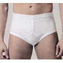 Slip classico UOMO vita alta a costine con bordo