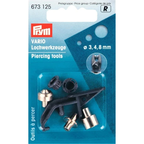 Punches for punching holes, for use with pliers Prym VARIO - 673125 Prym