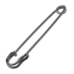 Large kilt pin, length 100 mm, silver-coloured