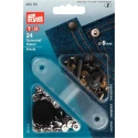 Jeans Rivets 9 mm Silver/Antique Iron - 403101 Prym