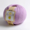 Pura Lana vergine Baby gomitolo 50gr. lilla - Silke by Arvier