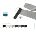 Cotton wrist and leg bands 40x6cm for cuff repairs