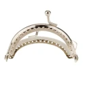 Chiusura per borsellino clic clac tondini argento - MA159 M.A.S.