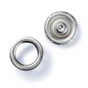 Bottoni a pressione Jersey ANELLO ARGENTO 10mm (solo bottone) - 390127 Prym