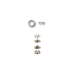 Bottoni a pressione Jersey ANELLO ARGENTO 10mm (solo bottone) - 390127 Prym 2
