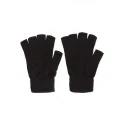 Guanti Magici mezzedita UNISEX Tinta Unita NERO - T333 Alpensee