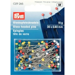Spilli Con Testa di Vetro Colorata 10gr. - 029265 Prym 2