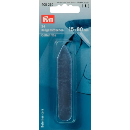 Stecche per Colletti camicia 15 x 80 mm - 405262 Prym