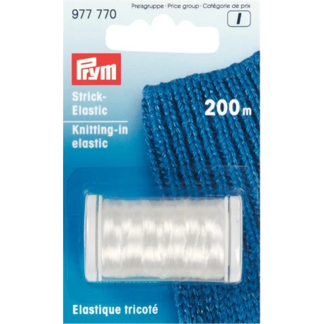 Strick Elastic knitting thread 200m transparent Prym