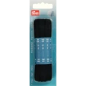 Flat shoelaces 180 cm x 8 mm Black - 974750 Prym