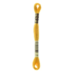 DMC Mouliné Special - Colour 728 - 8m skein