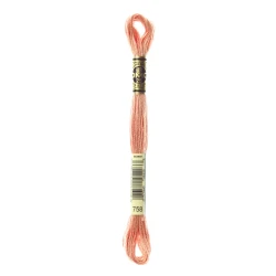 DMC Mouliné Special - Colore 758 - Matassina 8m
