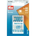 Prym Microtex machine needles flat head for fine fabrics