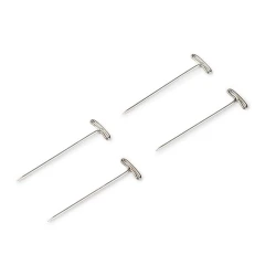 Spilli con testa a ‘T’ in ferro nichelato confezione da 250gr. - 021390 Prym 2
