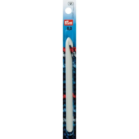 Wool crochet hook without handle 14cm, 8.00mm - 218501 Prym