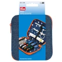 Set Cucito da viaggio con custodia in jeans e chiusura lampo - 651244 Prym