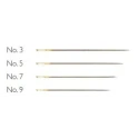Crewel embroidery needles, with silver eye, No. 3-9 assorted - 125542 Prym
