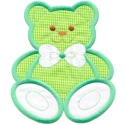 Orsetto grande applicazione Baby ricamata - Marbet