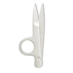Forbici tessitore tagliafilo da sartoria con lama retta in acciaio nichelato 12cm - 4,5” - F38 Gimap