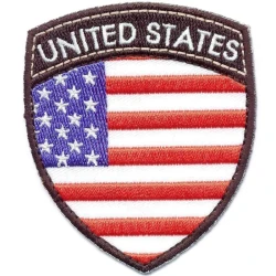 Scudetto Bandiera USA Patch termoadesiva - 8961A Marbet