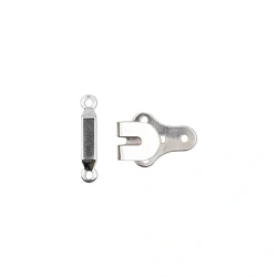 Ganci a spranghette per pantaloni e gonne da 12mm argento - 265262 Prym