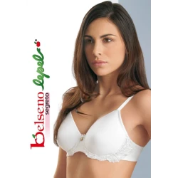 Underwired bra, seamless cups, lace sides Art.261 Belseno Lepel