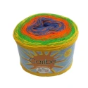 Caribe yarn cake in cotton and microfibre for crochet - Miss Tricot Filati