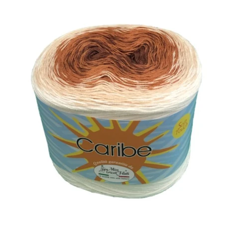 Caribe filato cake sfumato di cotone e microfibra per uncinetto - Miss Tricot Filati