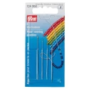 Pearl threading needles with silver eye - Prym