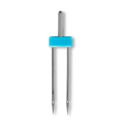 Aghi per macchina gemelli UNIVERSALI con testa piatta per cuciture doppie e decorative, 100mm/6,0mm - 152918 Prym
