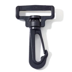 Black plastic snap hook 63 mm - Benox