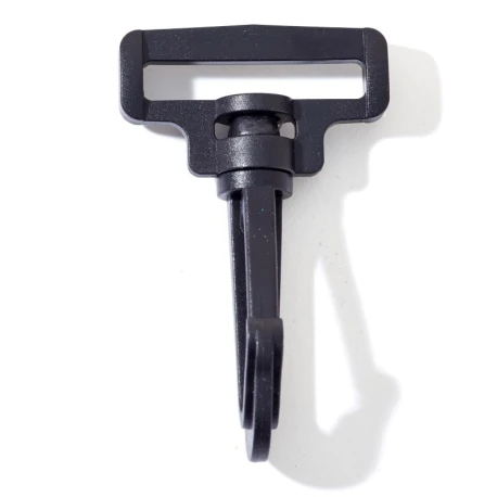 Gancio girevole in plastica nero 63 mm - FF274 Benox