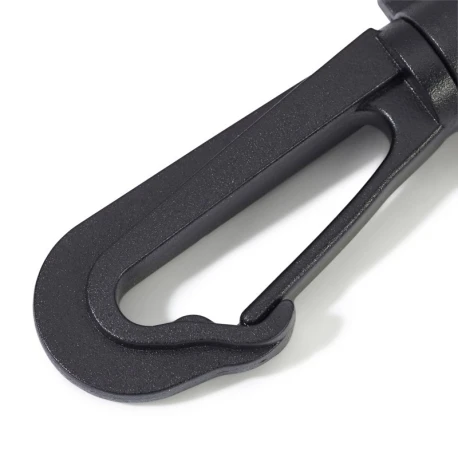Gancio girevole in plastica nero 63 mm - FF274 Benox