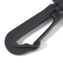 Gancio girevole in plastica nero 63 mm - FF274 Benox