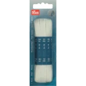 Flat shoelaces 150 cm x 8 mm White - 974743 Prym