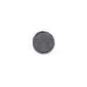 Tondo stella piccolo applicazione patch ricamata termoadesiva - 7556 Marbet