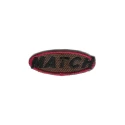 Applicazione ricamata ovale Match mini toppa termoadesiva
