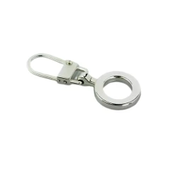 Simple round Zipper pull with hook - FF388 Benox
