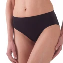 Black high-cut briefs in seamless microfibre - 014 Bellissima