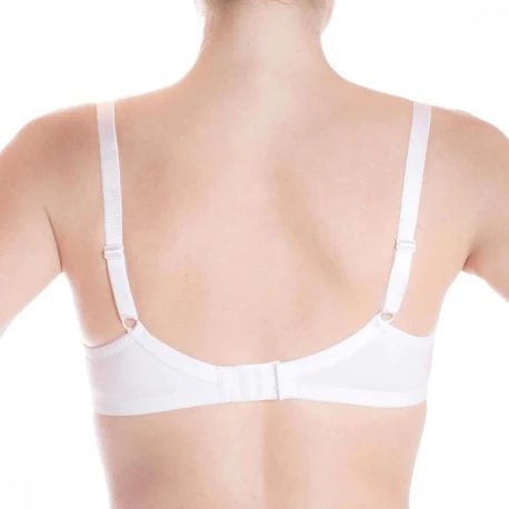 Balconette bra with underwire in soft, refined white lace - 251 Belseno Lepel