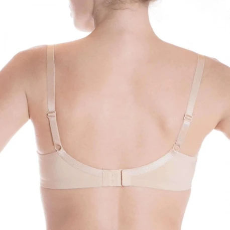 Balconette bra with underwire in soft, refined nude lace - 251 Belseno Lepel