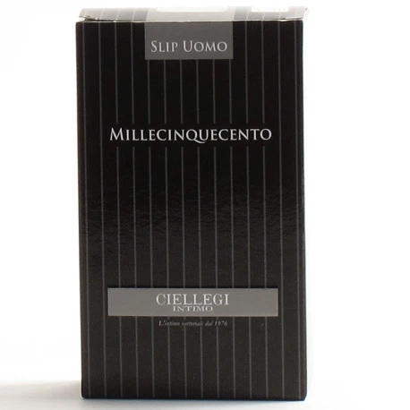 Slip uomo sgambato con elastico Ciellegi 1500 in filo di scozia