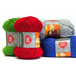 LISA Lurex Red Heart wool with lamè 50gr. - Mez Cucirini
