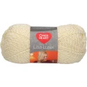 LISA Lurex Red Heart wool with lamè 50gr. Colour 02 Cream - Mez Cucirini