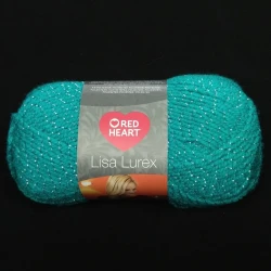 LISA Lurex Red Heart wool with lamè 50gr. - Mez Cucirini 2