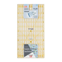 Regolo universale Omnigrid squadra rettangolare righello per taglierina 15 x 30 cm - 611307 Prym