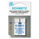 Ago gemello Schmetz per maglina stretch elasticizzata per cuciture doppie da 4 mm per macchina da cucire