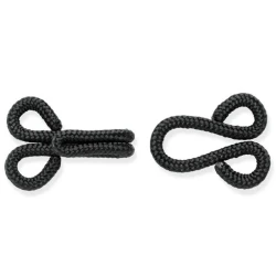 Ganci ed Occhielli neri rivestiti per Pellicce - 261423 Prym